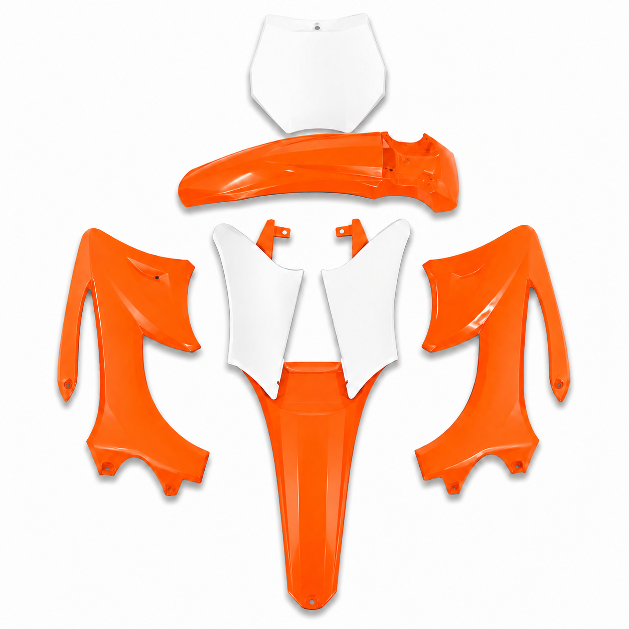49cc Dirt Bike-Scrambler Body Kit - Orange
